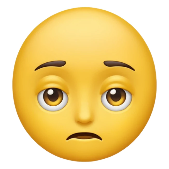 A emoji making side eye sticker
