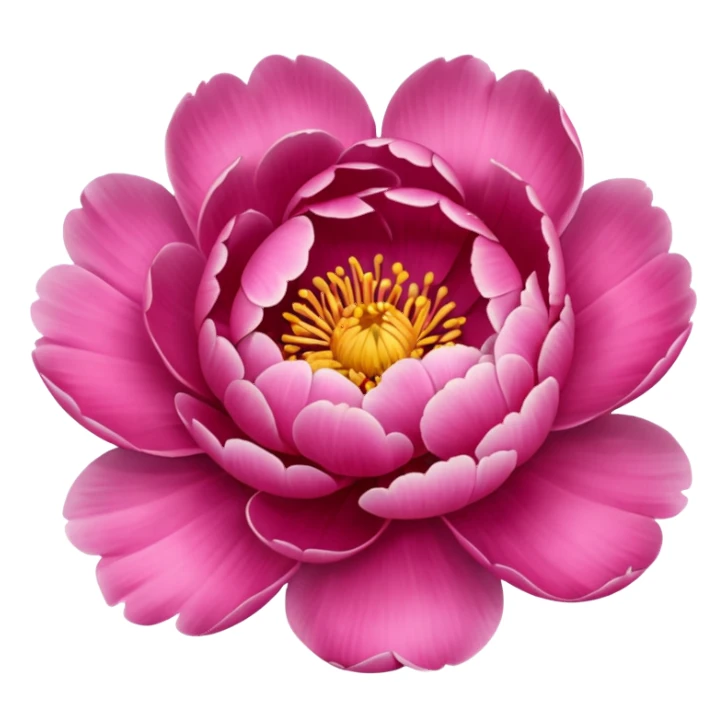 Peony sticker