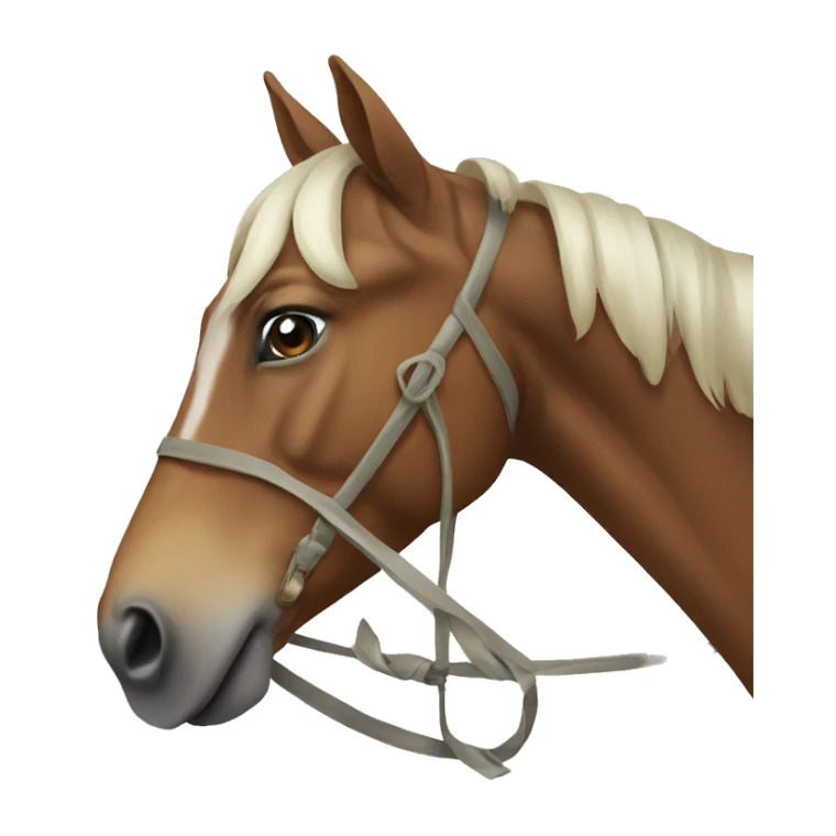 Horse with an bow sticker
