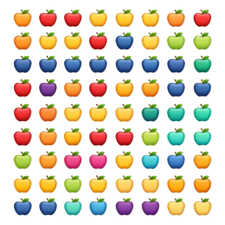 color palette sticker