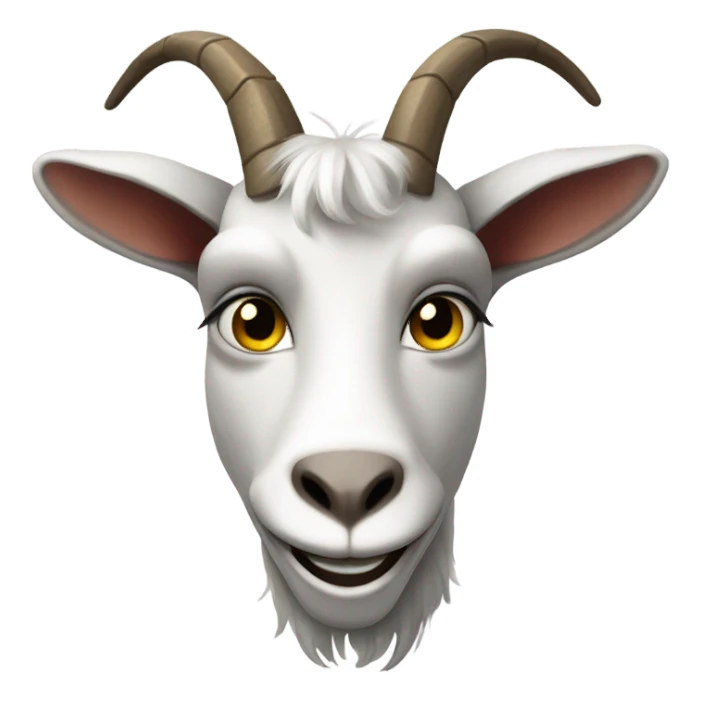 Criminal goat grinning sticker