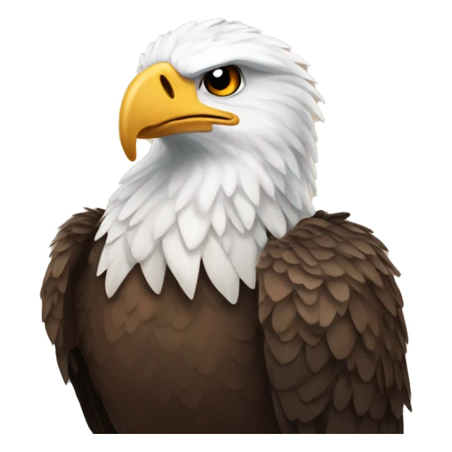 eagle with nail polish sticker