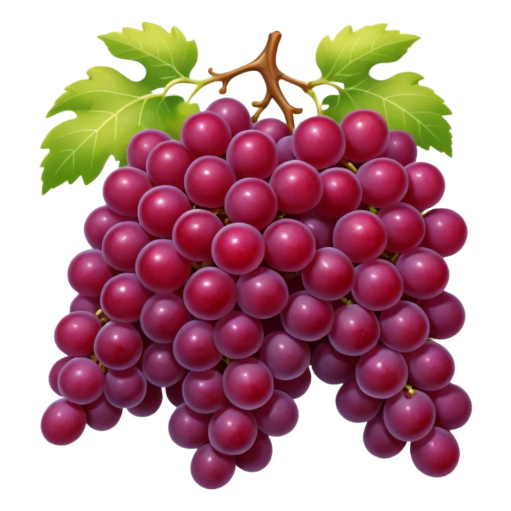 red grapes sticker