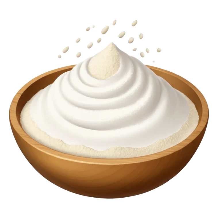 flour powder sticker