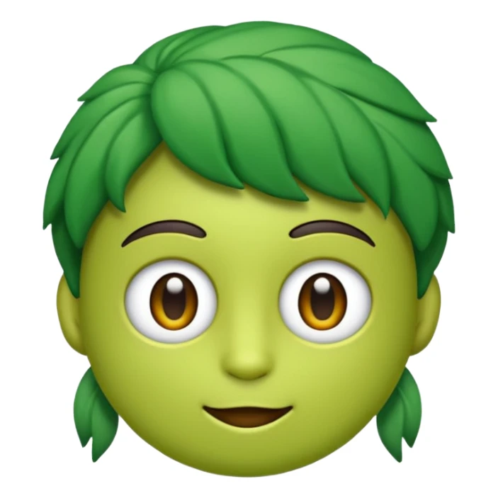 Emoji de karatê faixa verde sticker