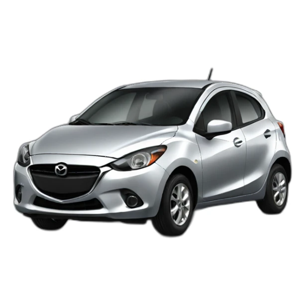 Mazda 2 gray sticker