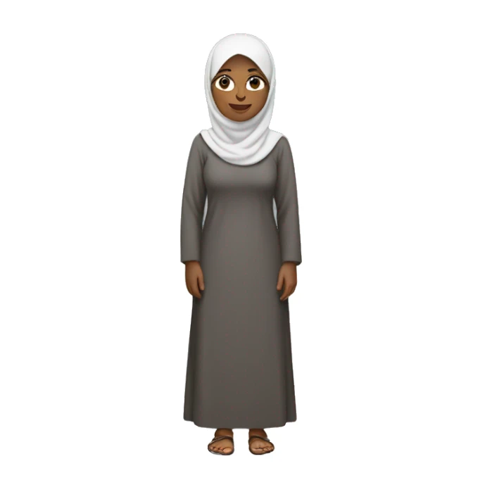 Islam mother standing sticker