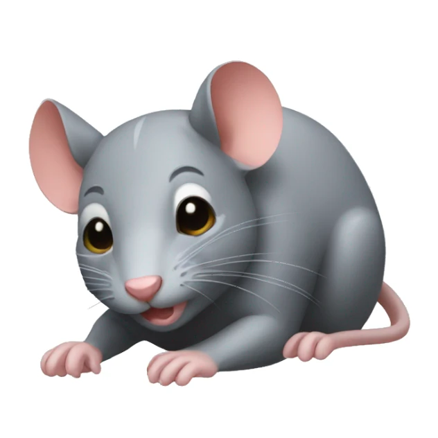 Rat massaged sticker