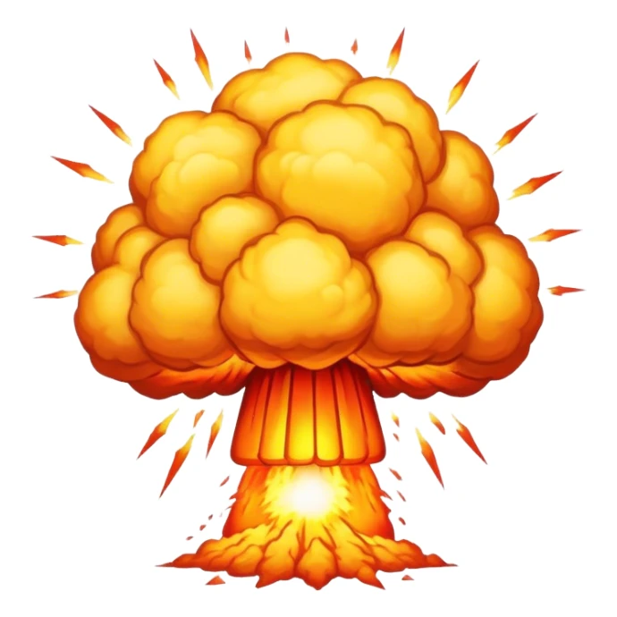 Nuclear explosion sticker