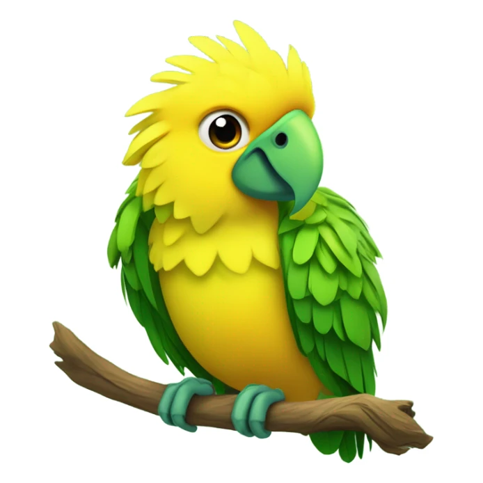 very cute Yellow-naped amazon
Bird
 sticker
