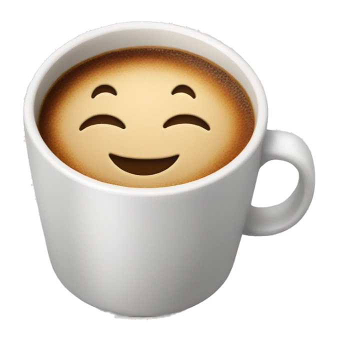 Coffee cup happy  sticker