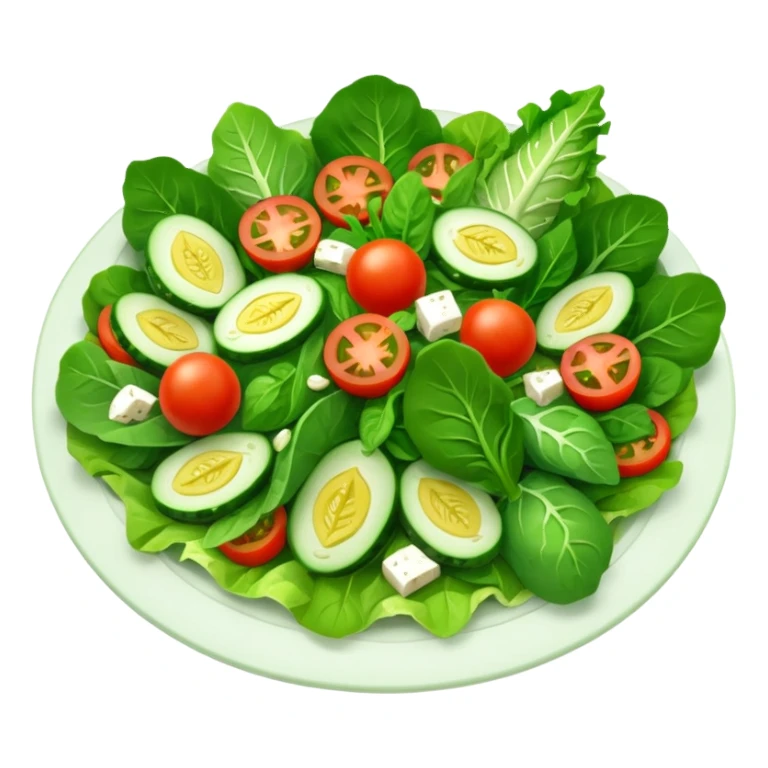 vegetarian green salad sticker