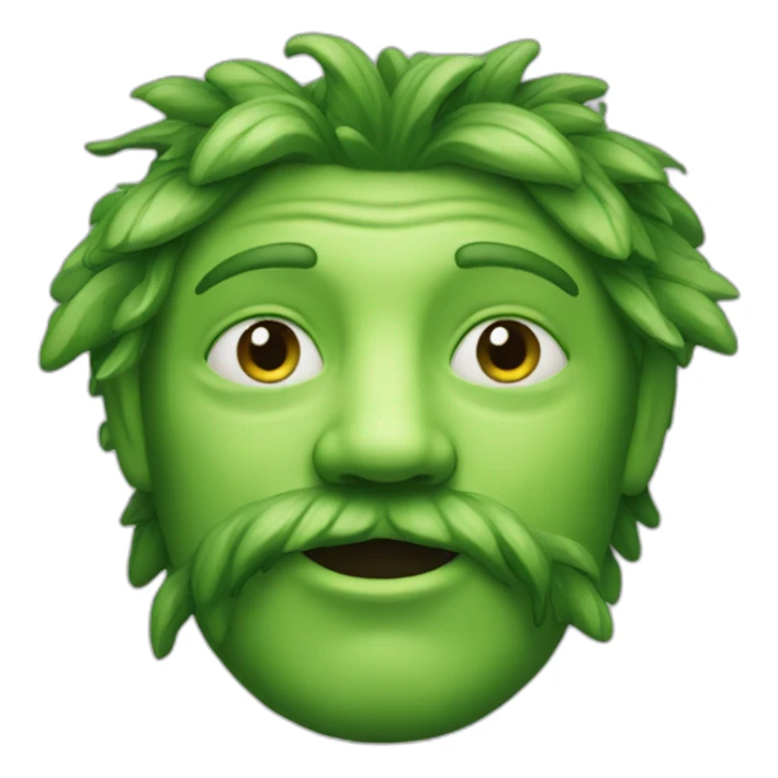 Green-man sticker