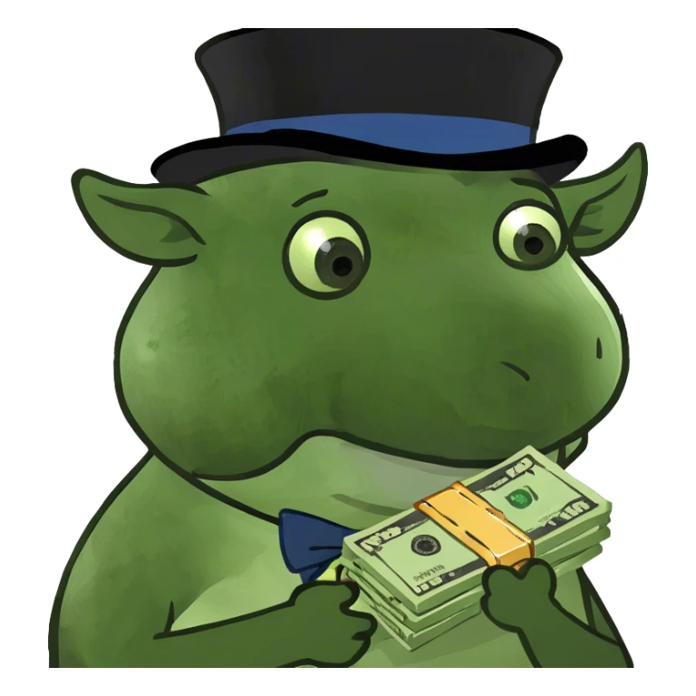 Cerdo dinero sticker