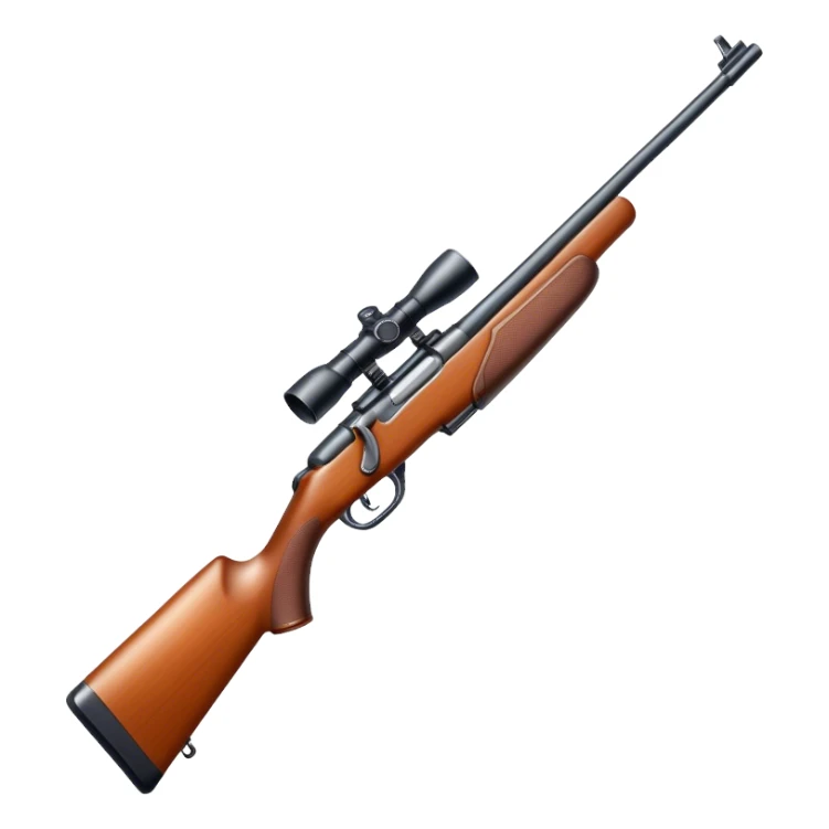 Hunting rifle sticker