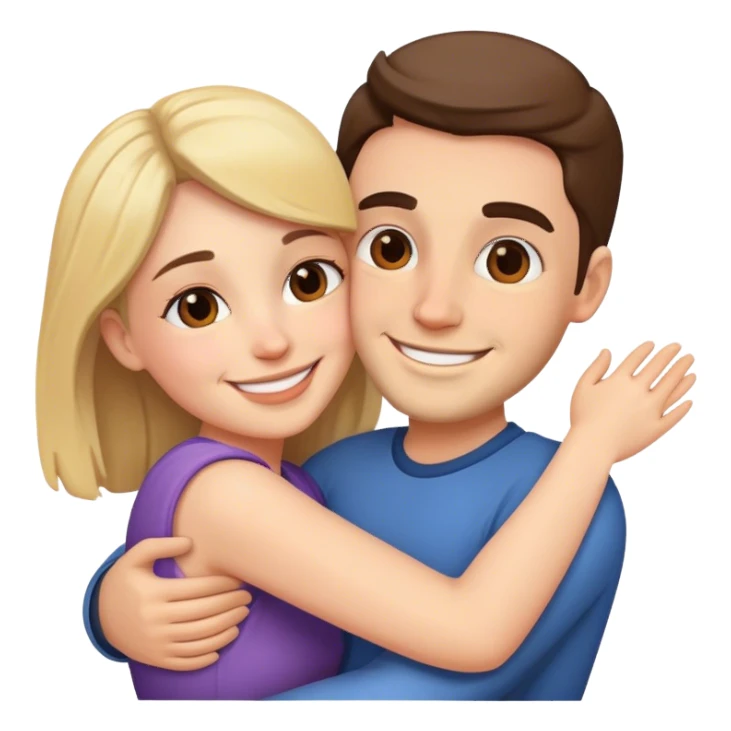 couple loving  sticker