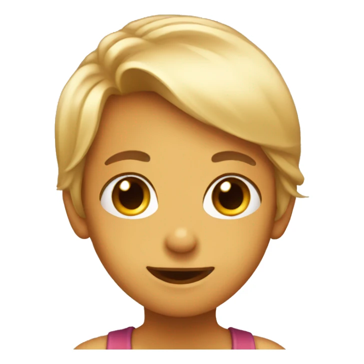 Shy and lovely face  sticker