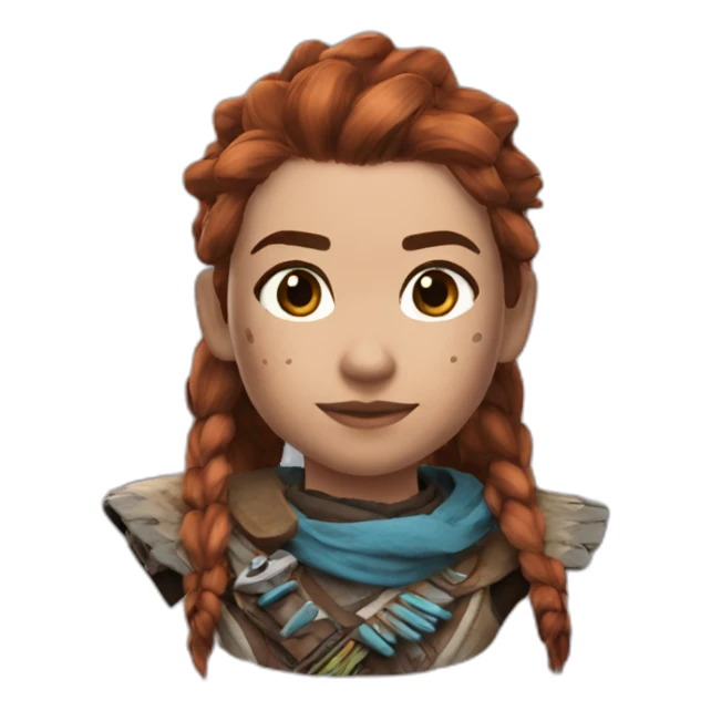 aloy from horizon zero dawn sticker