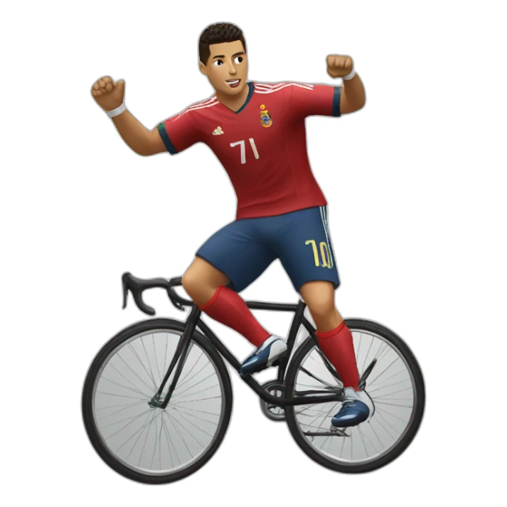 Ronaldo bycicle kick sticker