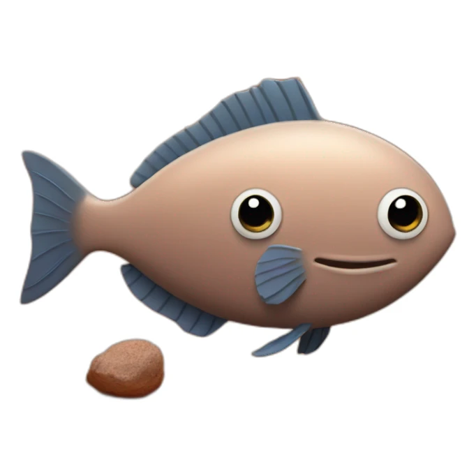 fish on mars sticker