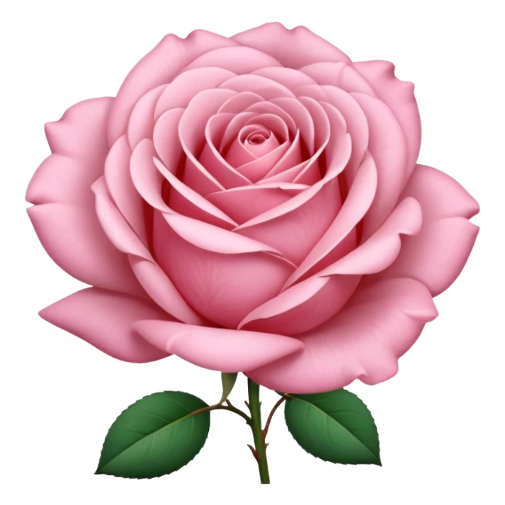 A light pink colour rose sticker