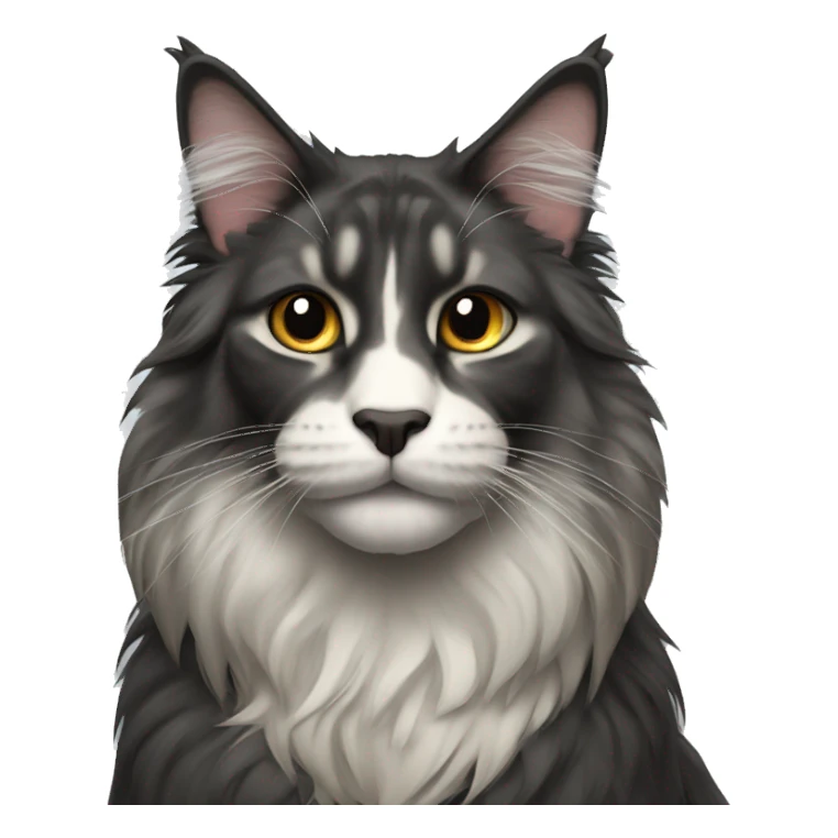 Mainecoon nero sticker