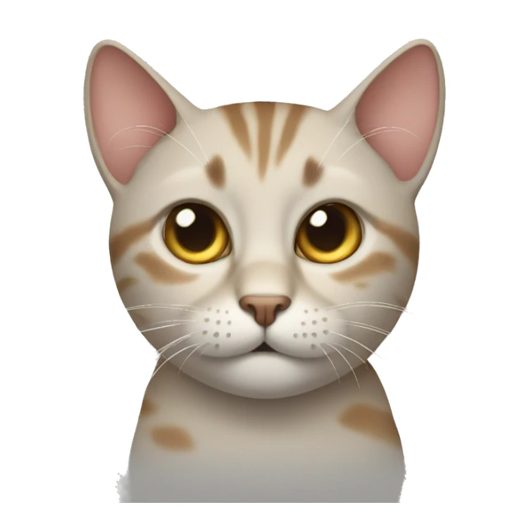 cat with no hat sticker