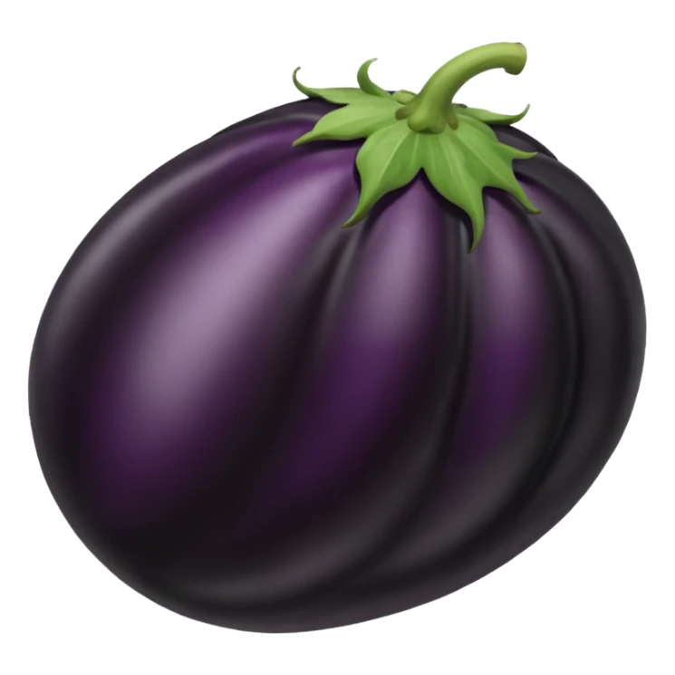 black eggplant sticker