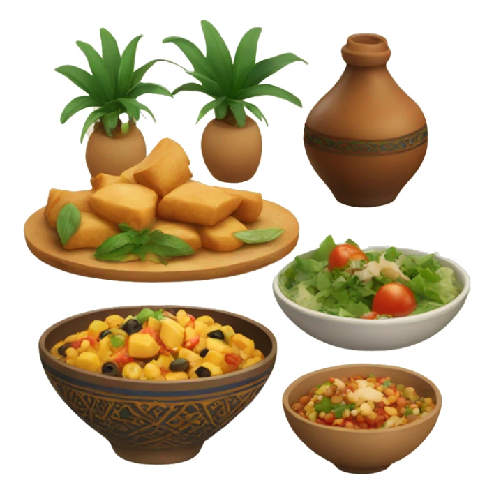 Morocco vibes food sticker