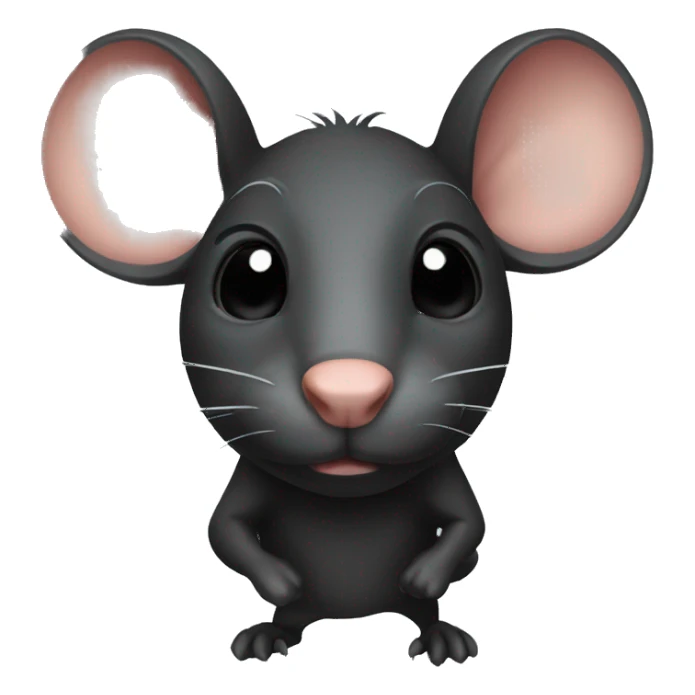 black rat sticker