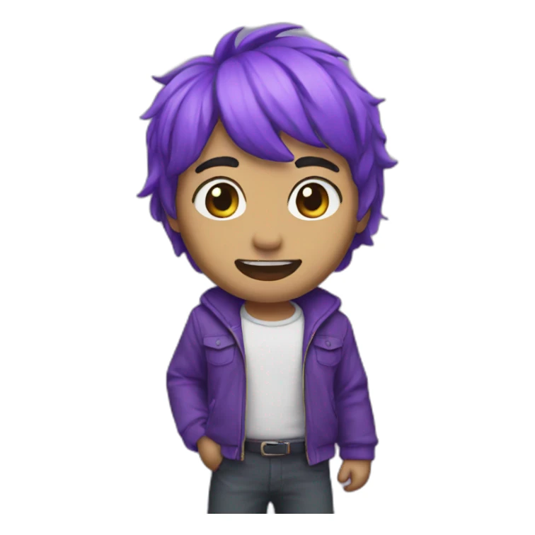 Lol in purple sticker