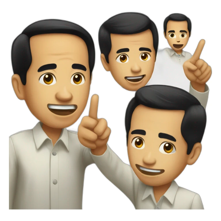 jokowi pointing sticker