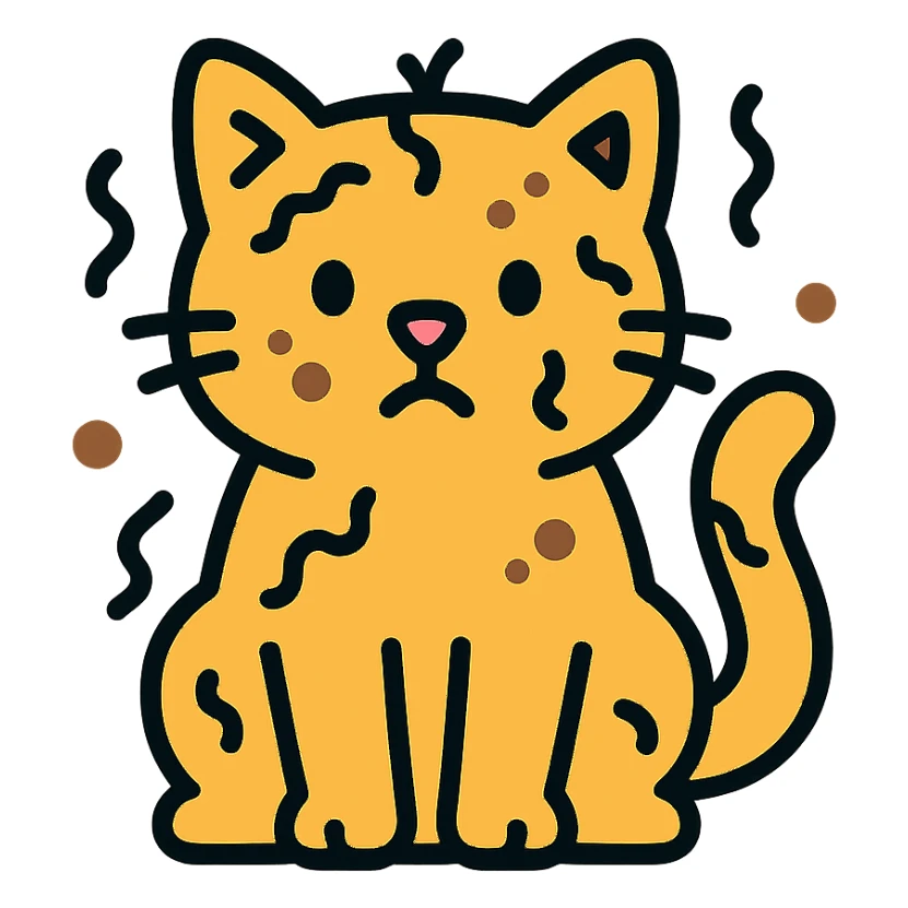 dirty cat sticker