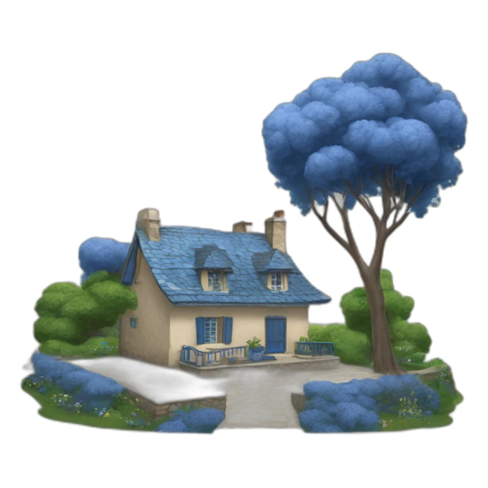 Tibere ou la maison bleue sticker