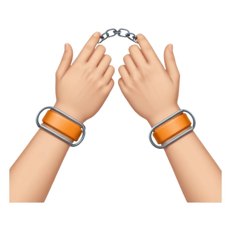 generate handcuffed hands sticker