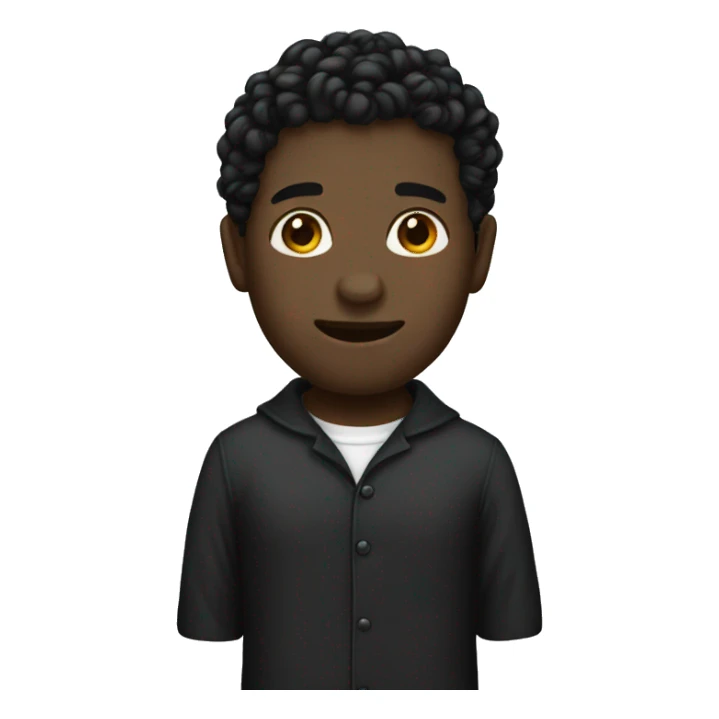 Black pajamas emoji sticker