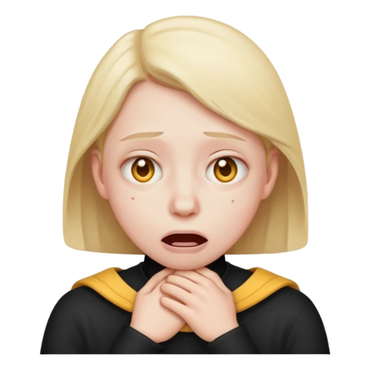 choking self emoji  sticker