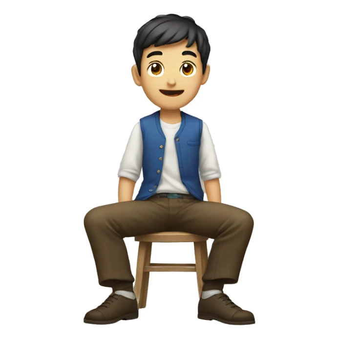 一个微笑的小男孩 sticker