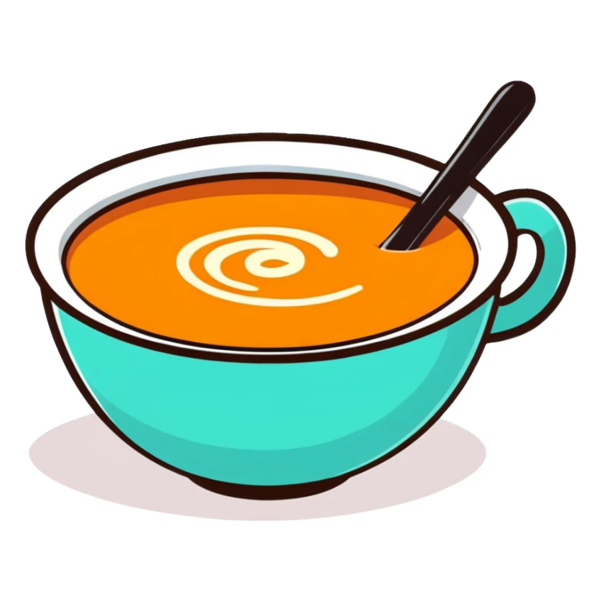 mini soup sticker