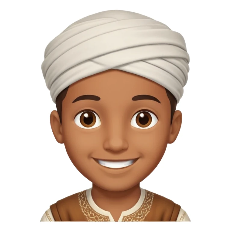 Emoji of Moroccan boy sticker