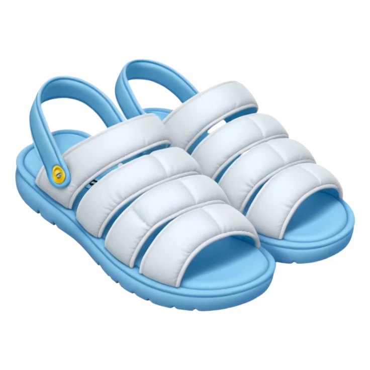puffer summer shoes sticker