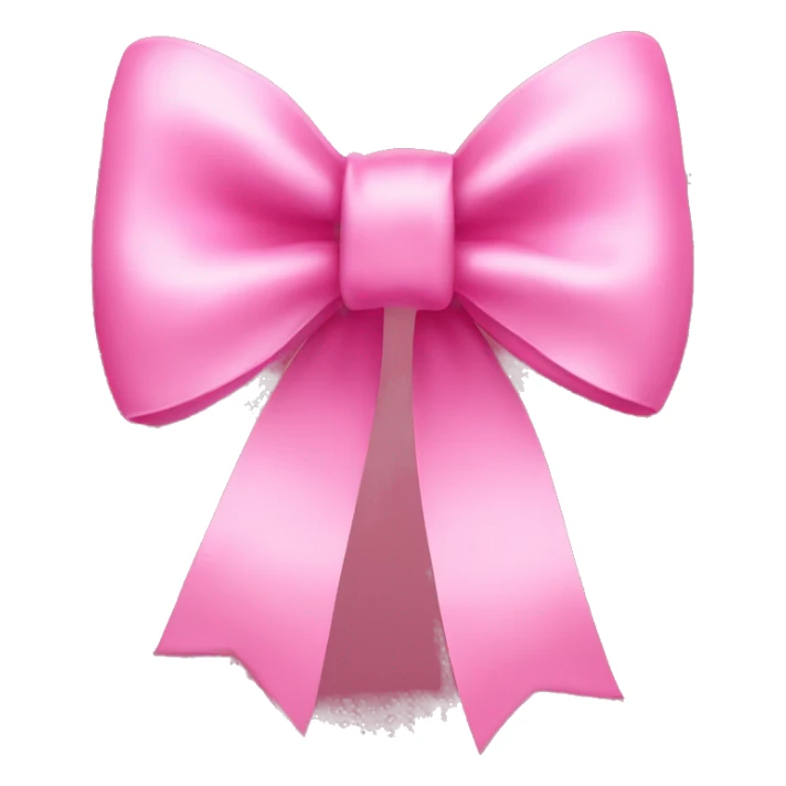 Pink bow sticker
