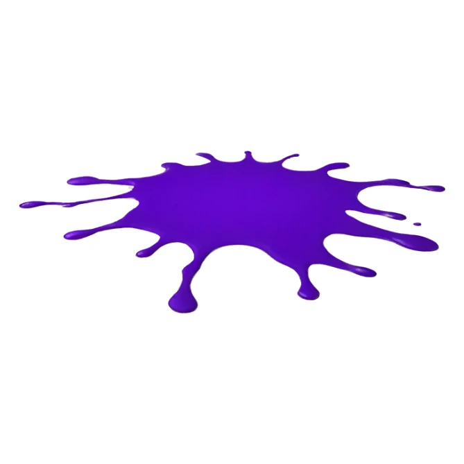 purple paint splashed on the floor sticker