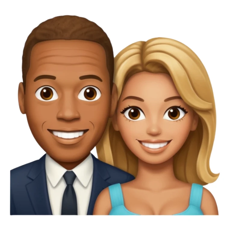 Beyonce and jay-z sticker