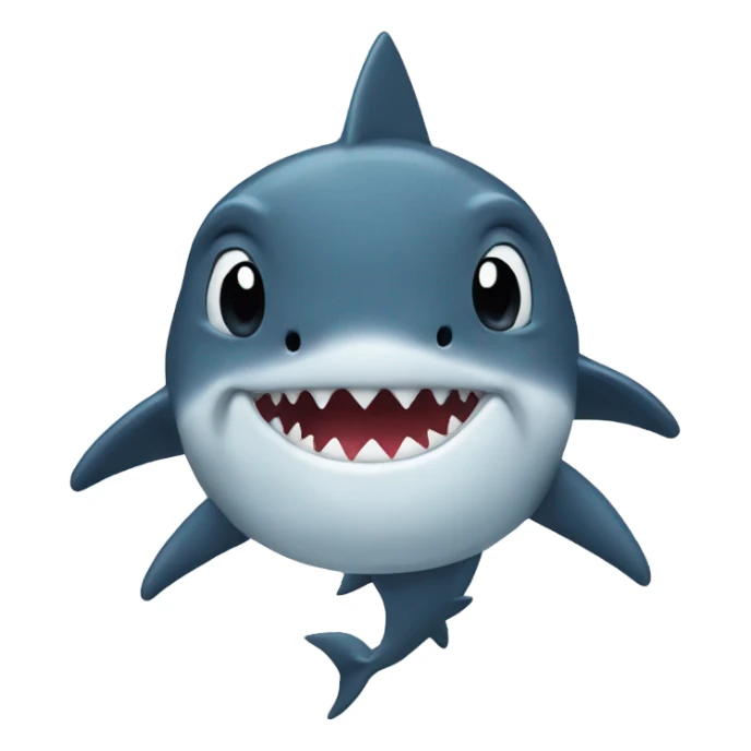 shark kiss sticker