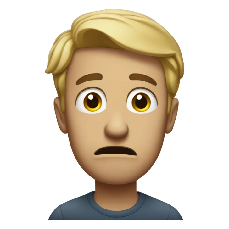 Exasperated  sticker