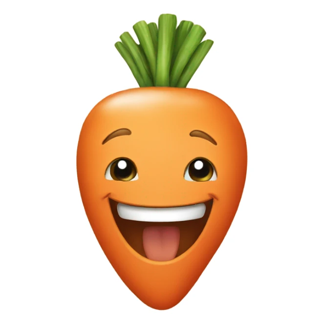 Happy Carrot sticker