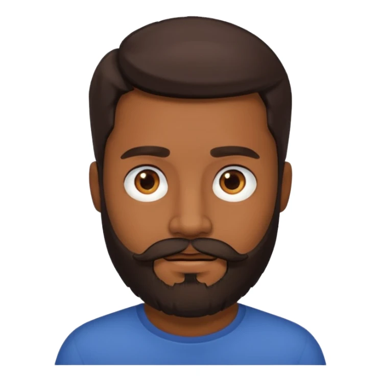 Hombre con barba sticker