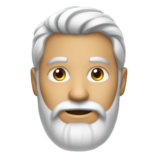 MAN DESIGNER WITH SOFT BARBE  sticker