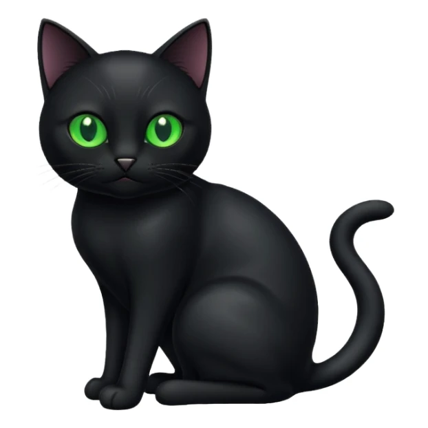 Animal Black Cat sticker